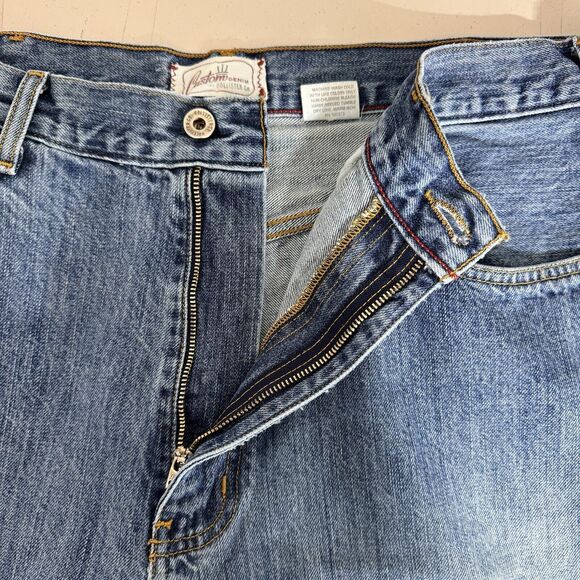 Hollister Jeans Custom Denim Men 34x32 Ripped Distressed Faded American Workwear - Picture 13 of 15